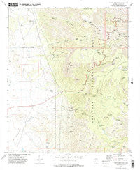 Hickey Mountain Arizona Historical topographic map, 1:24000 scale, 7.5 X 7.5 Minute, Year 1973
