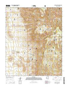 Hickey Mountain Arizona Current topographic map, 1:24000 scale, 7.5 X 7.5 Minute, Year 2014
