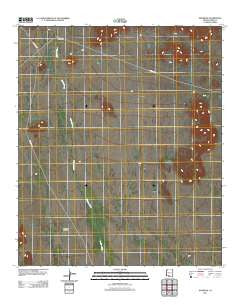 Hickiwan Arizona Historical topographic map, 1:24000 scale, 7.5 X 7.5 Minute, Year 2011