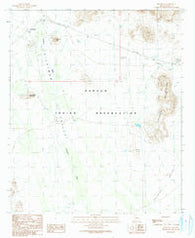 Hickiwan Arizona Historical topographic map, 1:24000 scale, 7.5 X 7.5 Minute, Year 1990
