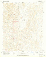 Hidden Valley Arizona Historical topographic map, 1:24000 scale, 7.5 X 7.5 Minute, Year 1965