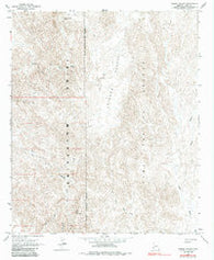 Hidden Valley Arizona Historical topographic map, 1:24000 scale, 7.5 X 7.5 Minute, Year 1965