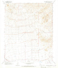 Hieroglyphic Mts. SW Arizona Historical topographic map, 1:24000 scale, 7.5 X 7.5 Minute, Year 1965