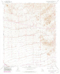 Hieroglyphic Mts. SW Arizona Historical topographic map, 1:24000 scale, 7.5 X 7.5 Minute, Year 1965