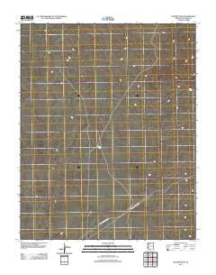 Higgins Tank Arizona Historical topographic map, 1:24000 scale, 7.5 X 7.5 Minute, Year 2011