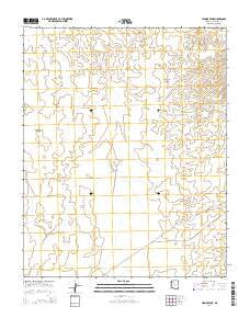 Higgins Tank Arizona Current topographic map, 1:24000 scale, 7.5 X 7.5 Minute, Year 2014
