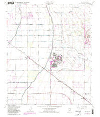 Higley Arizona Historical topographic map, 1:24000 scale, 7.5 X 7.5 Minute, Year 1956