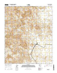 Hillside Arizona Current topographic map, 1:24000 scale, 7.5 X 7.5 Minute, Year 2014