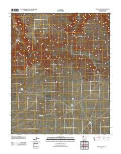 Hindu Canyon Arizona Historical topographic map, 1:24000 scale, 7.5 X 7.5 Minute, Year 2011