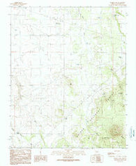 Hobble Tank Arizona Historical topographic map, 1:24000 scale, 7.5 X 7.5 Minute, Year 1989