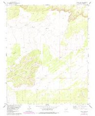 Hogan Well Arizona Historical topographic map, 1:24000 scale, 7.5 X 7.5 Minute, Year 1979