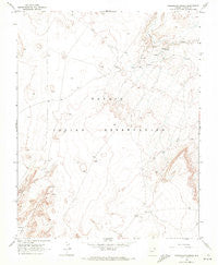 Hogansaani Spring Arizona Historical topographic map, 1:24000 scale, 7.5 X 7.5 Minute, Year 1968