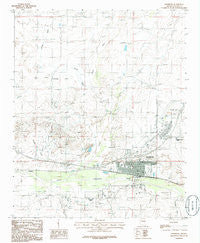 Holbrook Arizona Historical topographic map, 1:24000 scale, 7.5 X 7.5 Minute, Year 1986