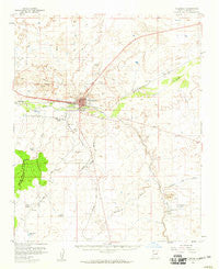 Holbrook Arizona Historical topographic map, 1:62500 scale, 15 X 15 Minute, Year 1955