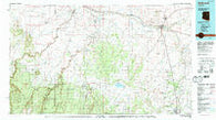 Holbrook Arizona Historical topographic map, 1:100000 scale, 30 X 60 Minute, Year 1980