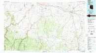 Holbrook Arizona Historical topographic map, 1:100000 scale, 30 X 60 Minute, Year 1980