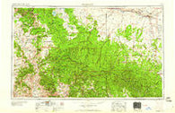 Holbrook Arizona Historical topographic map, 1:250000 scale, 1 X 2 Degree, Year 1960