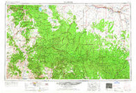 Holbrook Arizona Historical topographic map, 1:250000 scale, 1 X 2 Degree, Year 1954