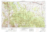 Holbrook Arizona Historical topographic map, 1:250000 scale, 1 X 2 Degree, Year 1954