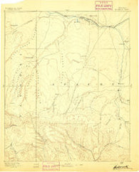 Holbrook Arizona Historical topographic map, 1:250000 scale, 1 X 1 Degree, Year 1893