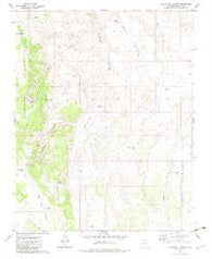 Hole-N-Wall Canyon Arizona Historical topographic map, 1:24000 scale, 7.5 X 7.5 Minute, Year 1979
