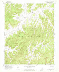Hole In Rock Valley Arizona Historical topographic map, 1:24000 scale, 7.5 X 7.5 Minute, Year 1968