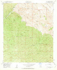 Holy Joe Peak Arizona Historical topographic map, 1:24000 scale, 7.5 X 7.5 Minute, Year 1949