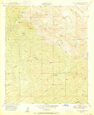 Holy Joe Peak Arizona Historical topographic map, 1:24000 scale, 7.5 X 7.5 Minute, Year 1950