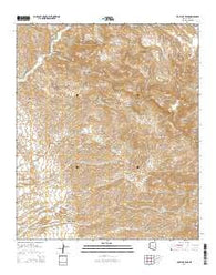Holy Joe Peak Arizona Current topographic map, 1:24000 scale, 7.5 X 7.5 Minute, Year 2014