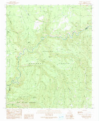 Hoodoo Knoll Arizona Historical topographic map, 1:24000 scale, 7.5 X 7.5 Minute, Year 1991
