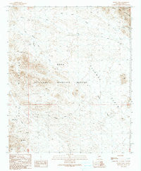 Hoodoo Well Arizona Historical topographic map, 1:24000 scale, 7.5 X 7.5 Minute, Year 1990