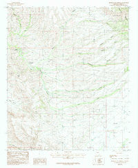 Hookers Hot Springs Arizona Historical topographic map, 1:24000 scale, 7.5 X 7.5 Minute, Year 1985