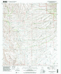 Hookers Hot Springs Arizona Historical topographic map, 1:24000 scale, 7.5 X 7.5 Minute, Year 1996