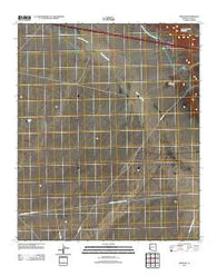 Hope SW Arizona Historical topographic map, 1:24000 scale, 7.5 X 7.5 Minute, Year 2011