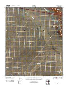Hope SW Arizona Historical topographic map, 1:24000 scale, 7.5 X 7.5 Minute, Year 2011