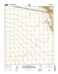 Hope SW Arizona Current topographic map, 1:24000 scale, 7.5 X 7.5 Minute, Year 2014