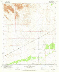 Horn Arizona Historical topographic map, 1:24000 scale, 7.5 X 7.5 Minute, Year 1965