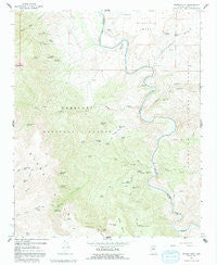 Horner Mtn Arizona Historical topographic map, 1:24000 scale, 7.5 X 7.5 Minute, Year 1967