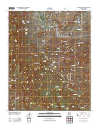 Horner Mountain Arizona Historical topographic map, 1:24000 scale, 7.5 X 7.5 Minute, Year 2012