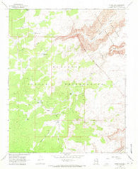 Horse Flat Arizona Historical topographic map, 1:24000 scale, 7.5 X 7.5 Minute, Year 1968