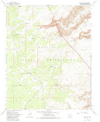 Horse Flat Arizona Historical topographic map, 1:24000 scale, 7.5 X 7.5 Minute, Year 1968