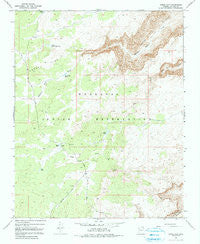 Horse Flat Arizona Historical topographic map, 1:24000 scale, 7.5 X 7.5 Minute, Year 1968