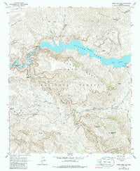 Horse Mesa Dam Arizona Historical topographic map, 1:24000 scale, 7.5 X 7.5 Minute, Year 1964