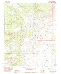 Horse Mesa Arizona Historical topographic map, 1:24000 scale, 7.5 X 7.5 Minute, Year 1982