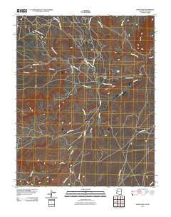 Horse Mesa Arizona Historical topographic map, 1:24000 scale, 7.5 X 7.5 Minute, Year 2010