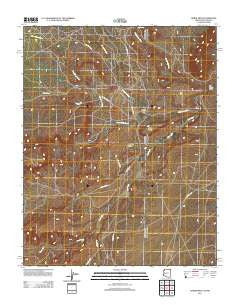 Horse Mesa Arizona Historical topographic map, 1:24000 scale, 7.5 X 7.5 Minute, Year 2011