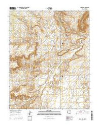 Horse Mesa Arizona Current topographic map, 1:24000 scale, 7.5 X 7.5 Minute, Year 2014
