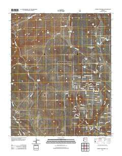 Horse Trap Mesa Arizona Historical topographic map, 1:24000 scale, 7.5 X 7.5 Minute, Year 2012