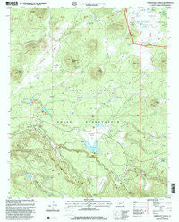 Horseshoe Cienega Arizona Historical topographic map, 1:24000 scale, 7.5 X 7.5 Minute, Year 1998