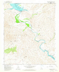 Horseshoe Dam Arizona Historical topographic map, 1:24000 scale, 7.5 X 7.5 Minute, Year 1964